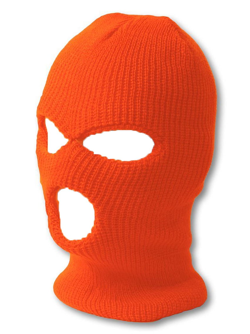 TopHeadwear, girl orange ski mask HD phone wallpaper