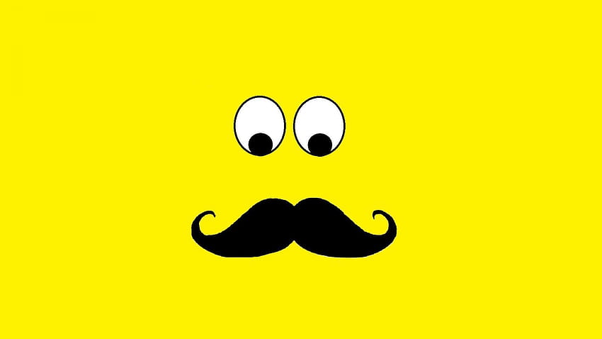 Eyes yellow men moustache guy mustache HD wallpaper