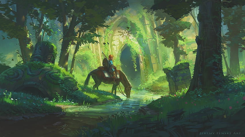 Zelda BOTW Animated, botw 2 HD wallpaper