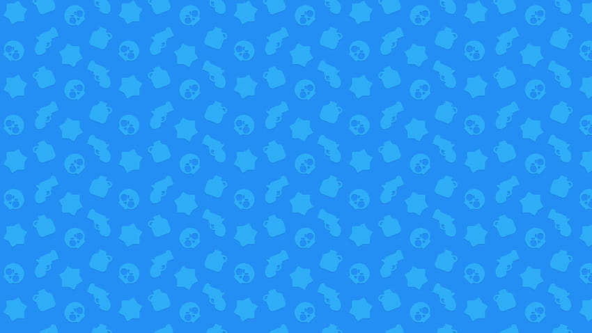 Superposición de video de Brawl Stars y patrón enlosable, superposición azul fondo de pantalla