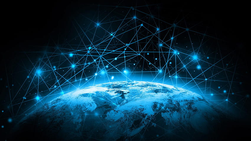 Network Connection Platform World Global Gis Tavos HD wallpaper
