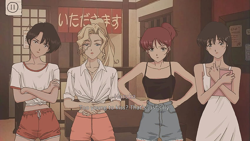 Pantsu Hunter: Back to the 90s, 90s anime aesthetic HD wallpaper