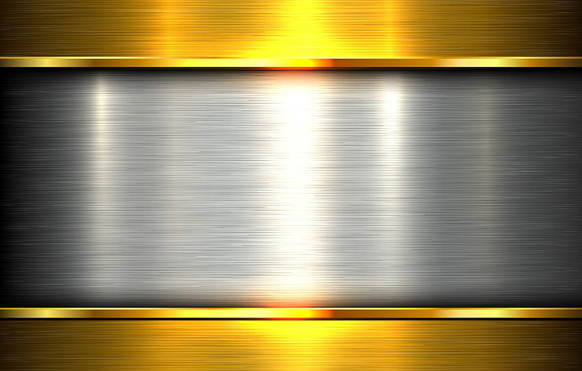 metal, gold, metal, plate, gold, steel , section текстуры, metal plate HD wallpaper