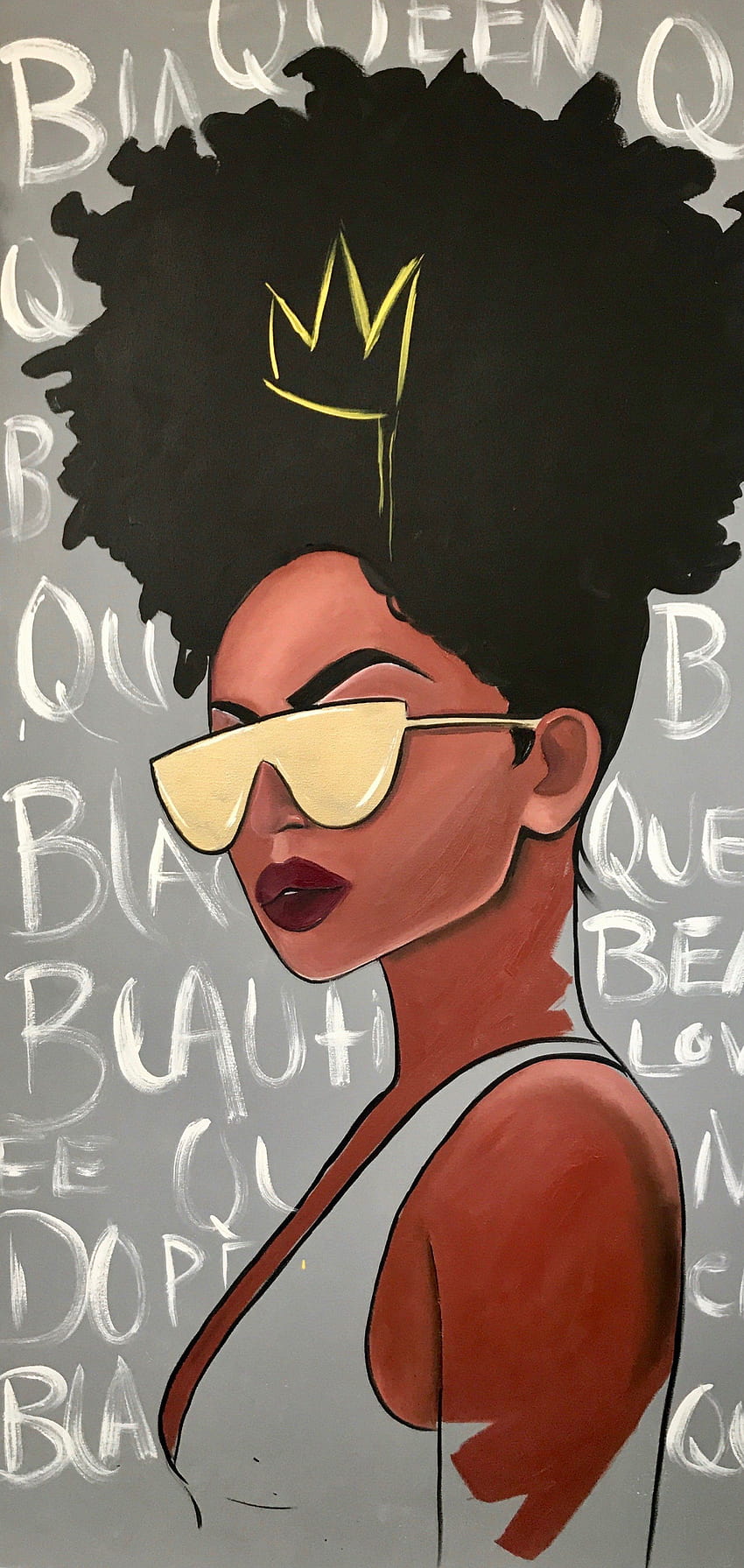 黒の女王、大きな黒人女性 HD電話の壁紙