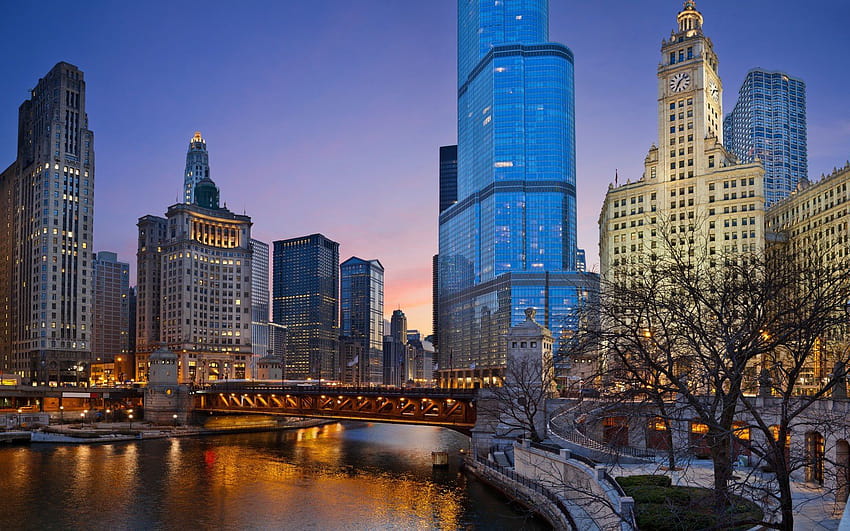 Chicago For Mobile And In, downtown chicago HD wallpaper