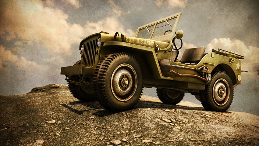 Jeep Willys 1942, 군용 지프 HD 월페이퍼
