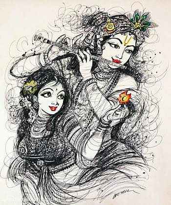 Little krishna mandala art/ little krishna drawing step by step/ Krishna  drawing shorts/ Kanhaiya - YouTube