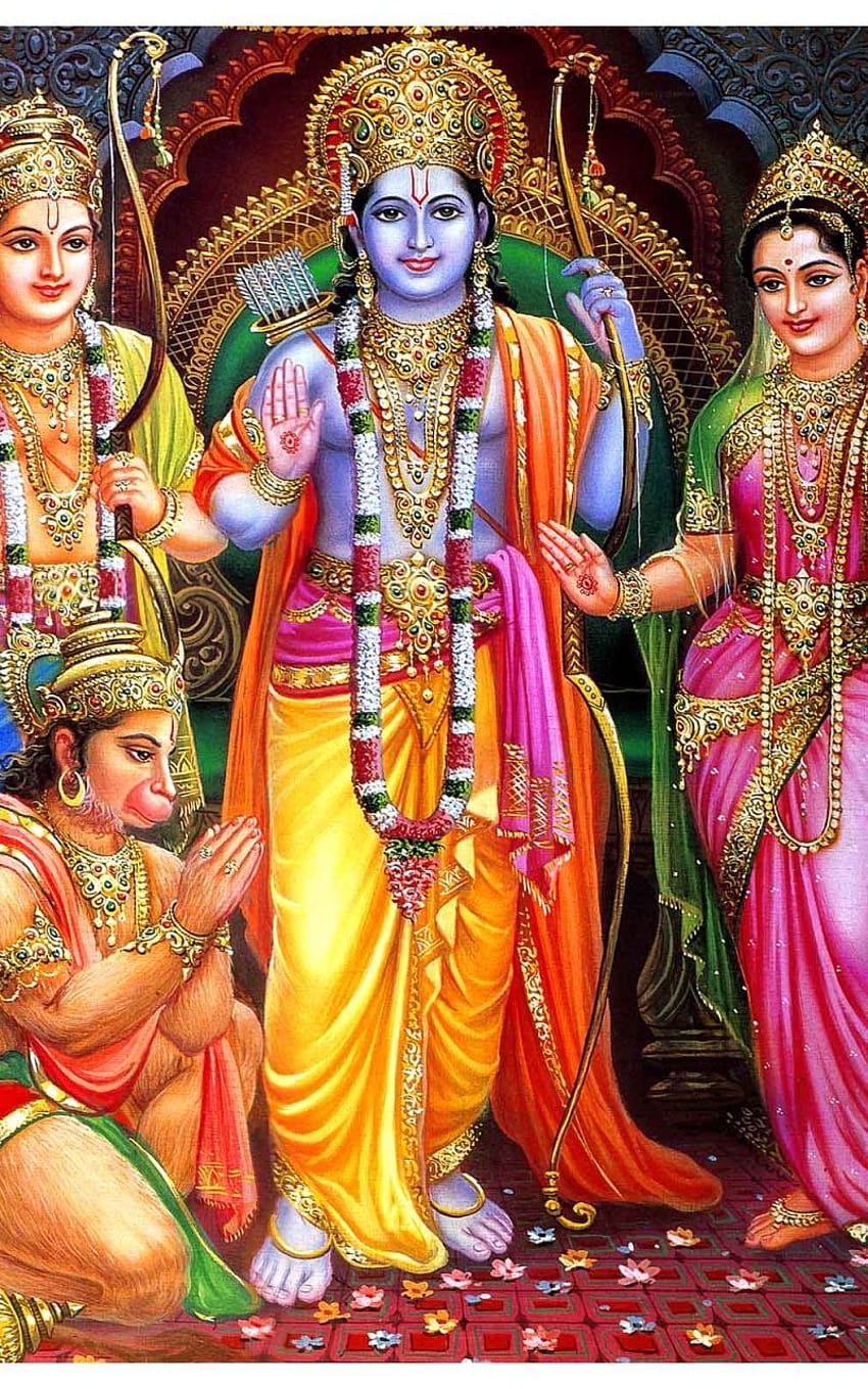 Sita Mata Shri Ram Photo Together Full HD Wallpaper Image