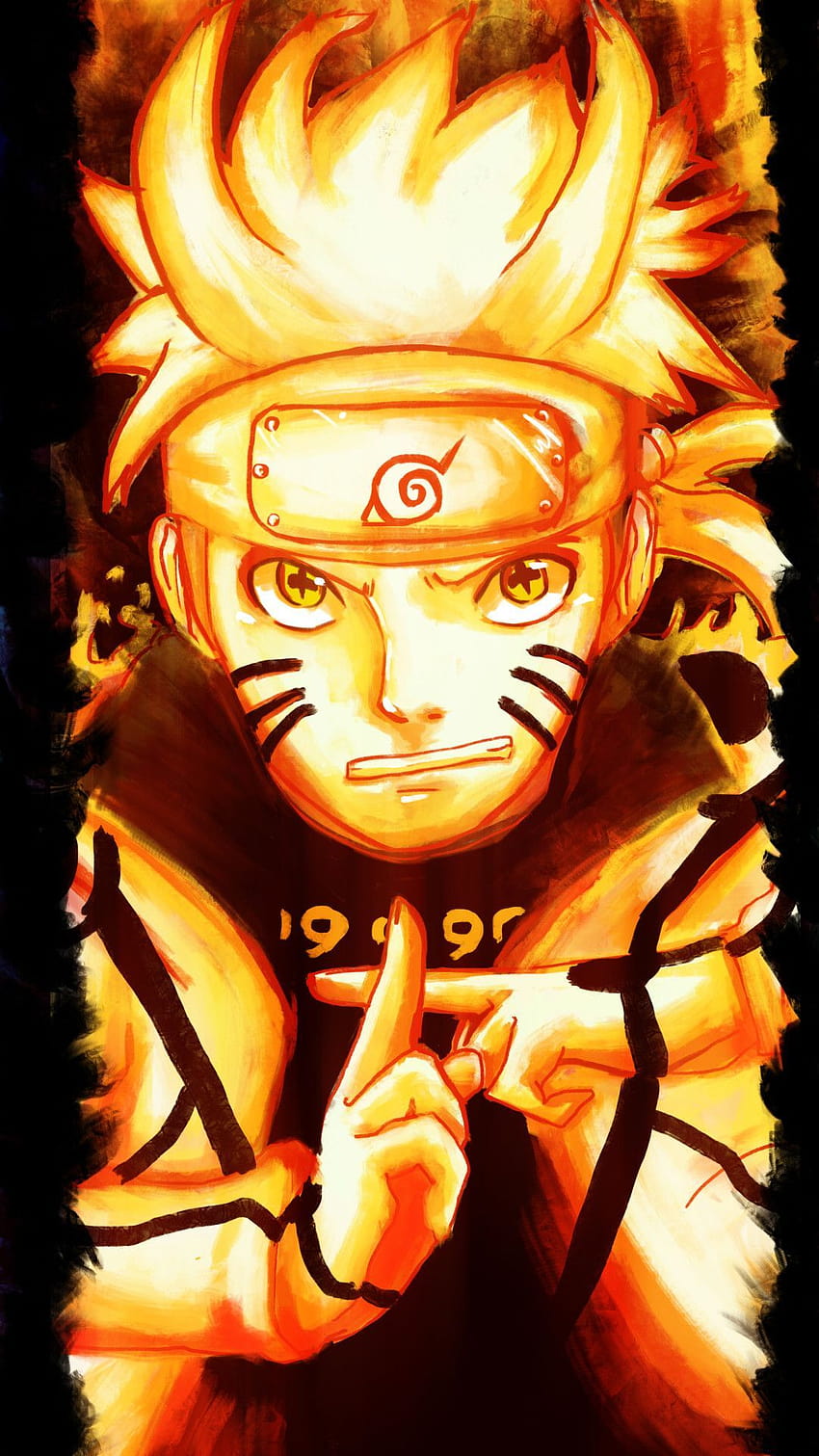 Naruto Shippuden Celular Anime, yellow naruto HD phone wallpaper