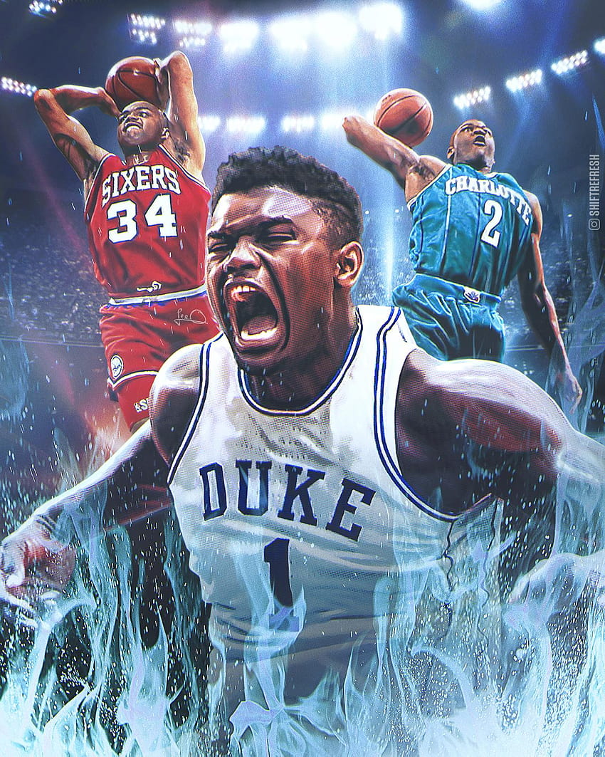 duke zion williamson iPhone Wallpapers Free Download
