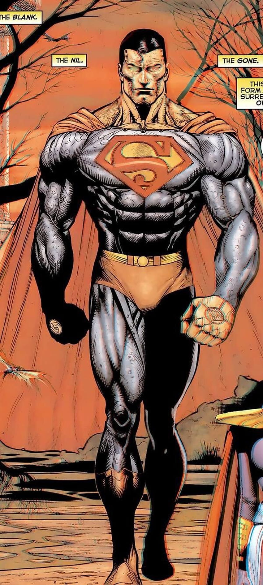 DC史上最強のスーパーマン、コズミック・アーマー・スーパーマン HD電話の壁紙