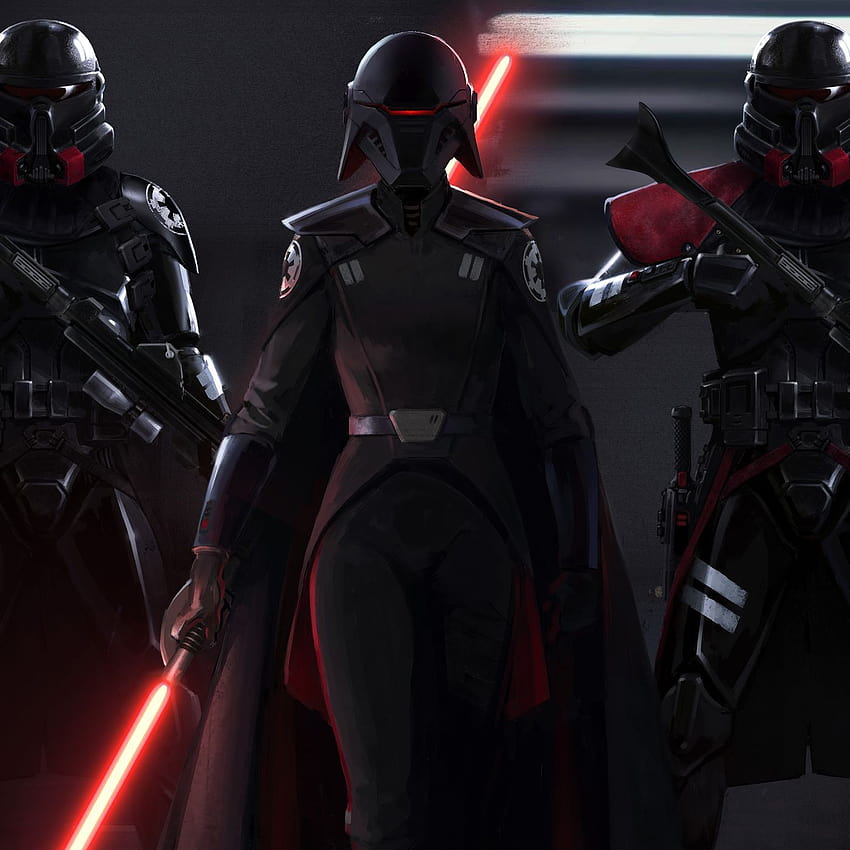 Die Inquisitoren von Star Wars Jedi: Fallen Order, erklärt, Großinquisitor-Lichtschwert HD-Handy-Hintergrundbild