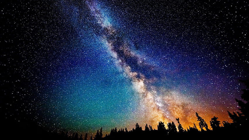 Milky Way 1920x1080 HD wallpaper