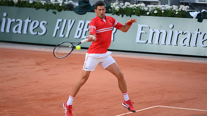French Open 2021: Novak Djokovic stürmt in Runde 2, Novak Djokovic Roland Garros Champion 2021 HD-Hintergrundbild