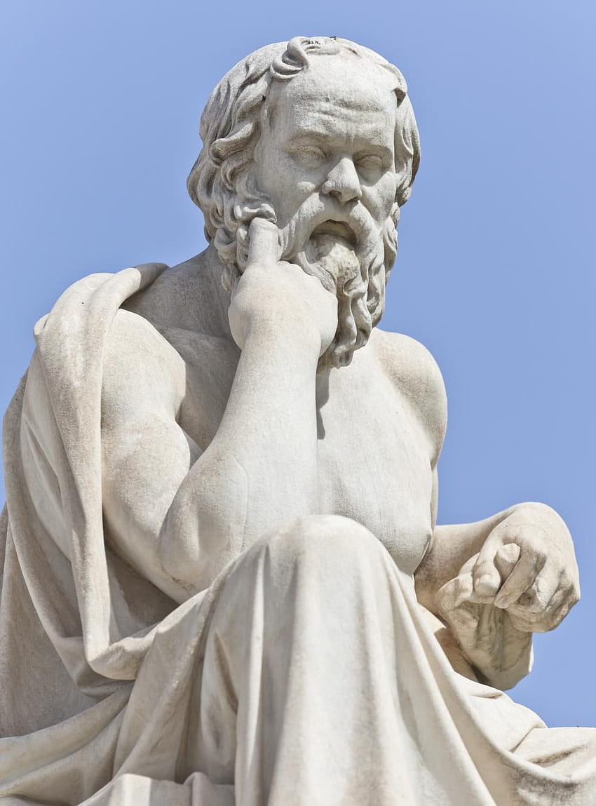Socrate, philosophes grecs Fond d'écran de téléphone HD