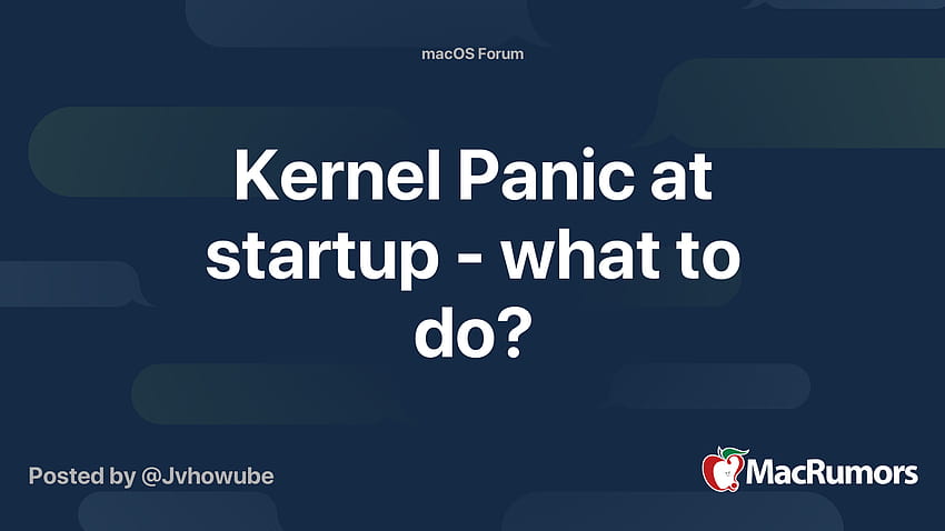 Kernel Panic at startup HD wallpaper