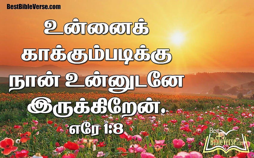 Jesus Christ Wallpaper With Bible Verse In Tamil