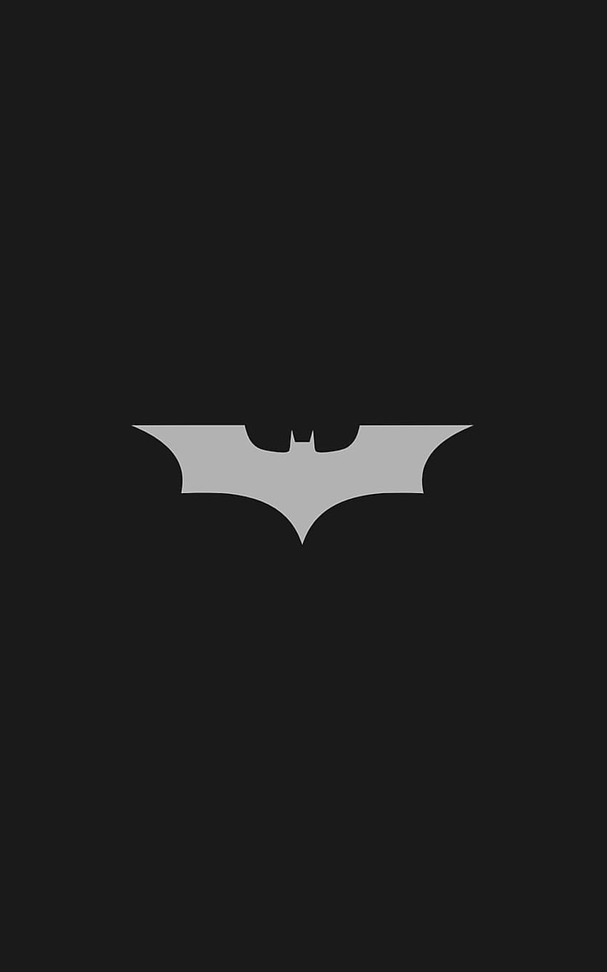 : Batman, Logo Batmana, minimalizm, Portret, batman minimalistyczny Tapeta na telefon HD