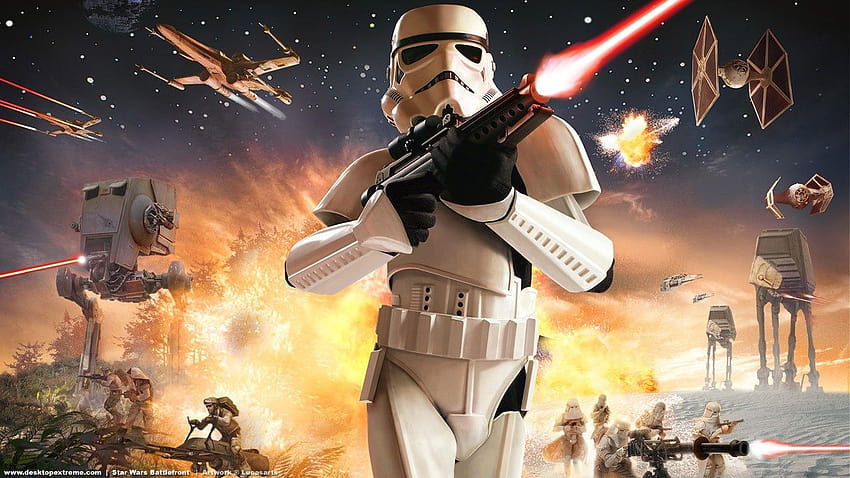 Star Wars Battlefront'un Shock Trooper siyah serisi figürüyle tanışın HD duvar kağıdı