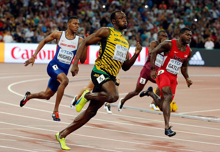 Usain Bolt , Sports, QG Usain Bolt, Usain Bolt en cours d'exécution Fond d'écran HD