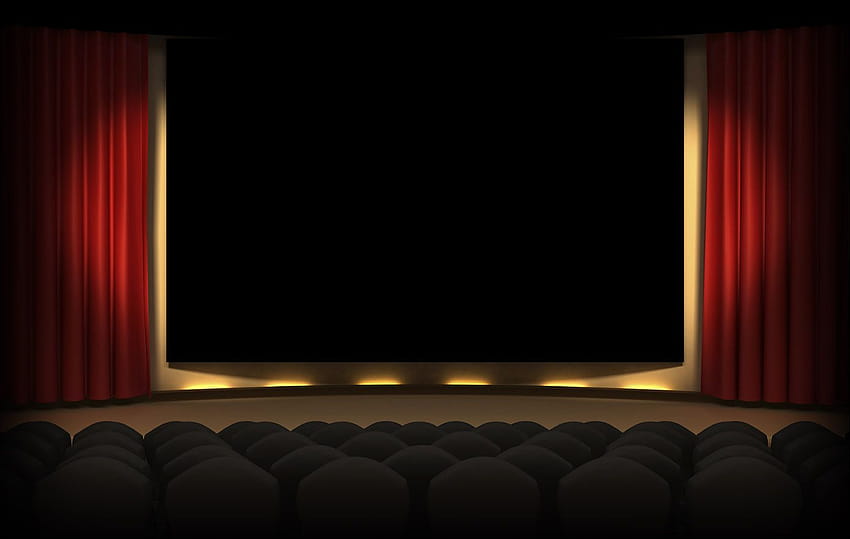 Latar belakang bioskop untuk video youtube, estetika teater Wallpaper HD