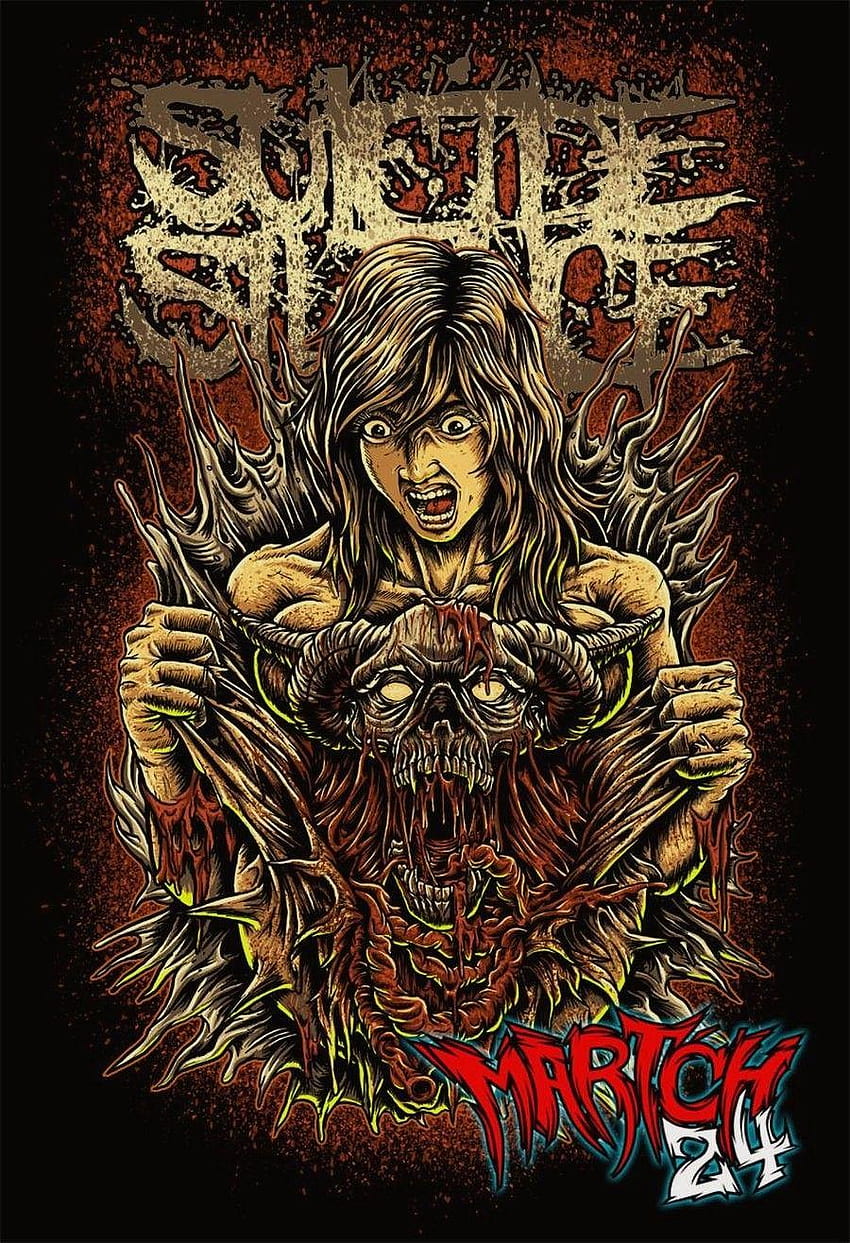 Suicide Silence – High Quality Pics ›, logo suicide silence HD phone wallpaper