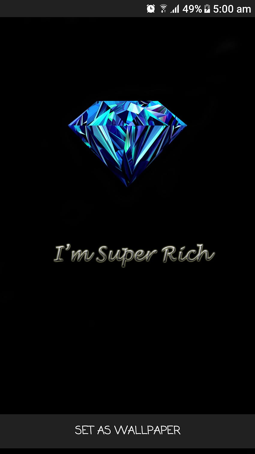 I'm Super Rich, get rich HD phone wallpaper