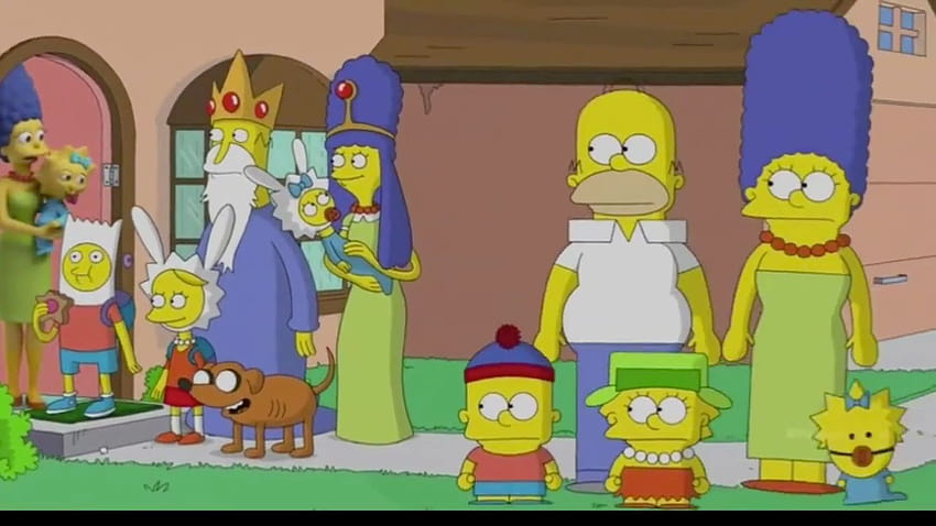 Watch this: The Simpsons recreates Adventure Time, South Park, Archer, Pokemon, and many more HD wallpaper