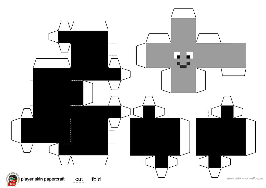 Kin Sans Minecraft Skin  Free Printable Papercraft Templates