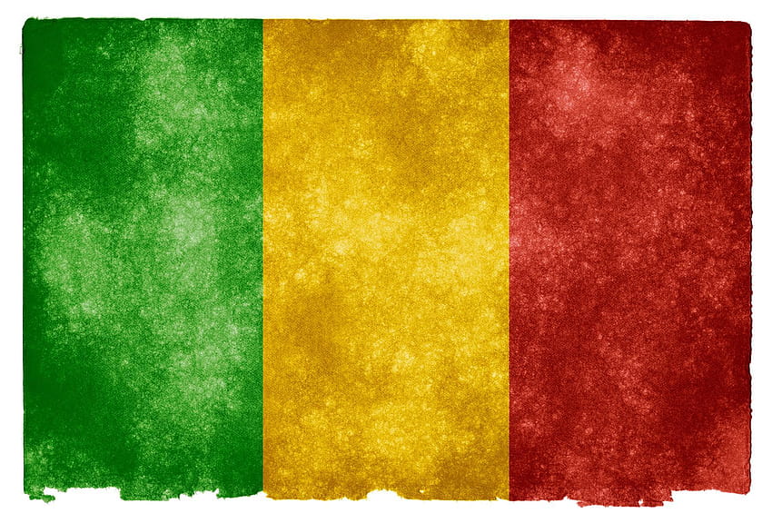 : Mali Grunge Flag, mali flag HD wallpaper