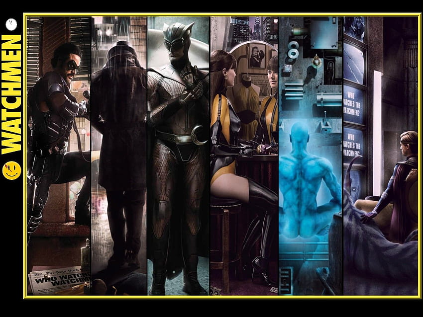 Watchmen, Silk Spectre, The Comedian, Ozymandias, Nite Owl HD wallpaper
