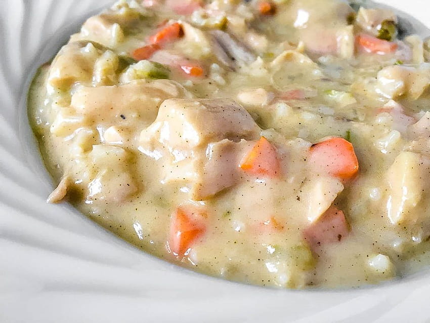 One Pot Creamy Chicken & Rice Soup » Not Entirely Average HD wallpaper