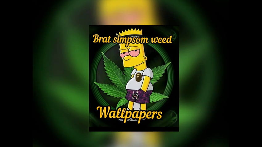 Bart simpson weed HD wallpaper