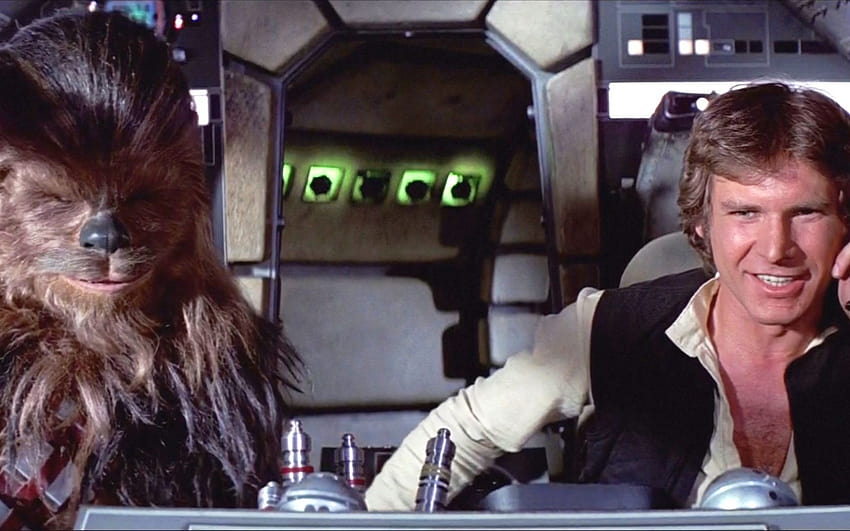 Star wars han solo chewbaca 2540x1086, nave han solo Sfondo HD