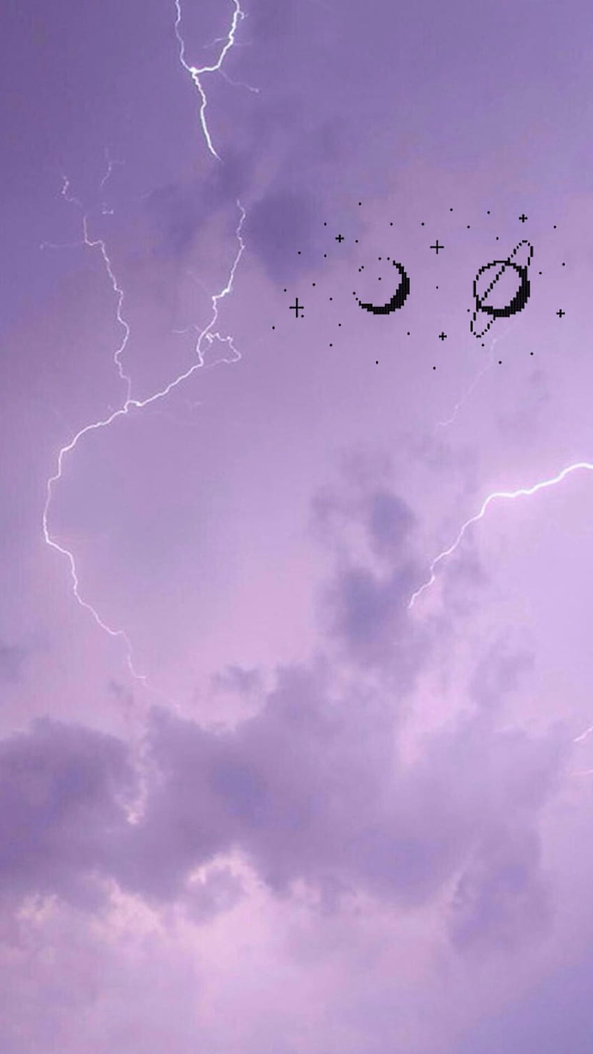 purple lightning tumblr