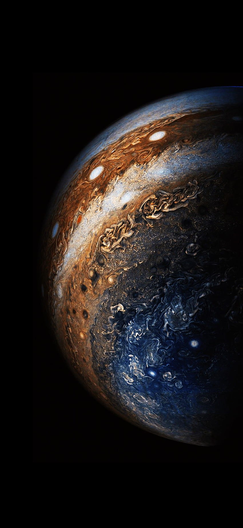 Юпитер планетата HD тапет за телефон