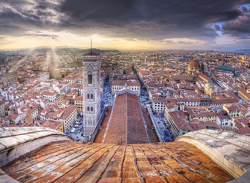 Florenz Italien Tower Cupola di Santa Maria del Fiore, Florenz HD-Hintergrundbild