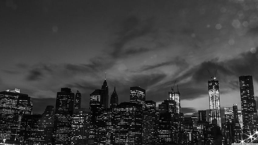 NYC Ultra Dark, black and white ultra HD wallpaper | Pxfuel