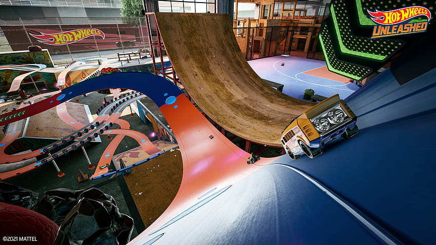 Hot Wheels Unleashed Skate Park Environment Revealed HD wallpaper