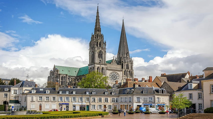 Cathedral of Chartres, France graphy, chartres france HD wallpaper