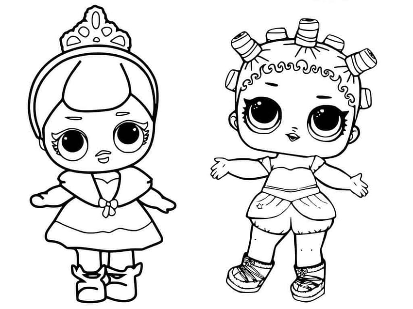 Lol Surprise Shimone Queen Coloring Page Lol HD wallpaper
