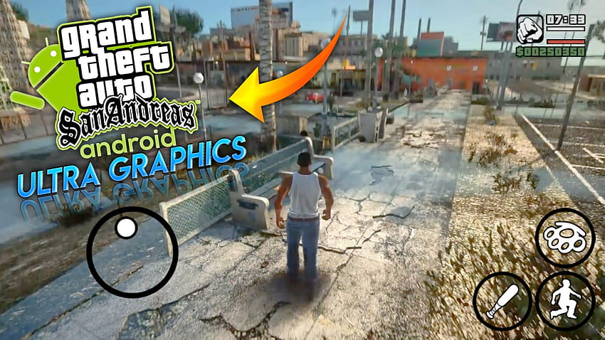 GTA SAN ANDREAS GTA 5 ULTRA MOST REALISTIC GRAPHICS MODPACK FOR ANDROID 12  SUPPORTED NO CRASH! 