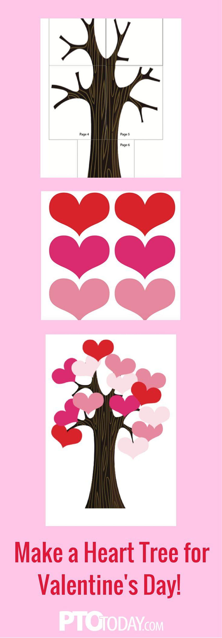 Preschool Heart Clipart, Clip Art, valentine trees HD phone wallpaper