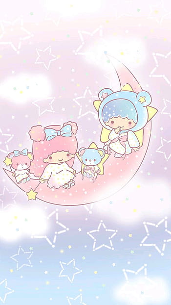 Little Twin Stars 2020 一月桌布日本官方Twitter慶生版– Stargazer, My Little Twin ...