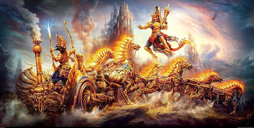 12 герои от Махабхарата, които са оцелели след войната на Курукшетра, karna mahabharat HD тапет