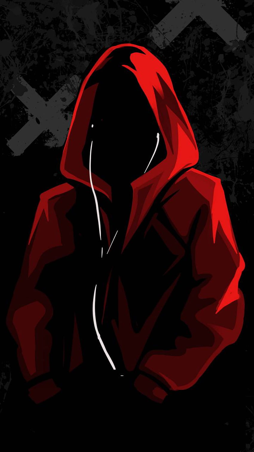 MADD_TW33K3R의 Red Rapping Hood, 빨간색 후드티 HD 전화 배경 화면