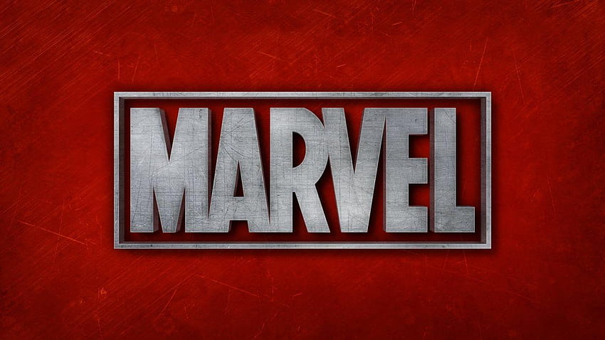 Livro de logotipo em quadrinhos da Marvel, logotipo da Marvel papel de parede HD
