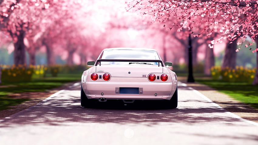 Modern Notoriety on Twitter:, cherry blossom car HD wallpaper