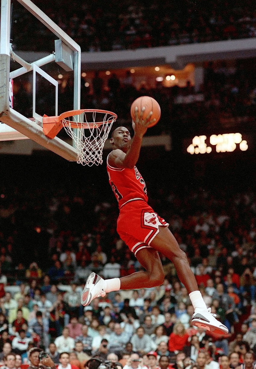 Michael Jordan, clássico da NBA Papel de parede de celular HD