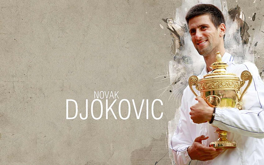 Novo vencedor do Sport Novak Djokovic Wimbledon papel de parede HD